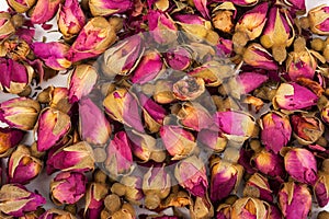 Dried rosebuds