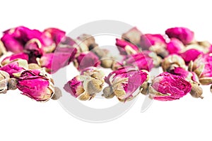 Dried rosebuds photo