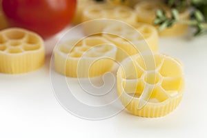 Dried Rotelle Pasta photo