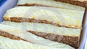 Dried salted cod