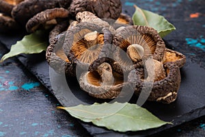 Dried shiitake mushrooms