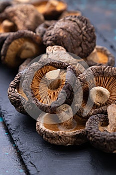 Dried shiitake mushrooms