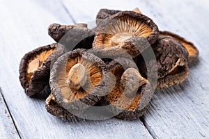 Dried shiitake mushrooms