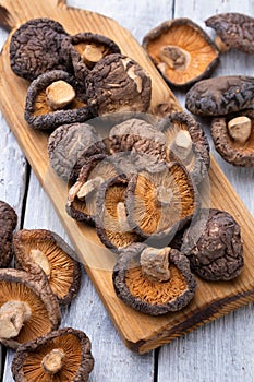 Dried shiitake mushrooms