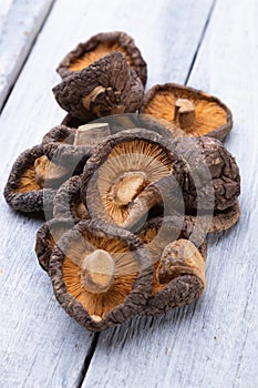 Dried shiitake mushrooms