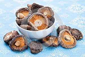 Dried shiitake mushrooms