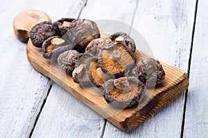 Dried shiitake mushrooms