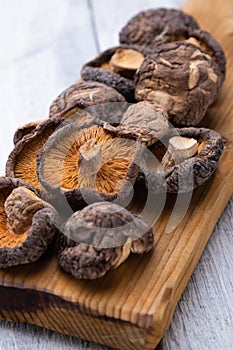 Dried shiitake mushrooms