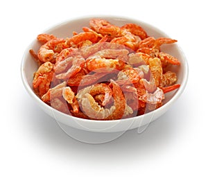 Dried shrimp in bowl