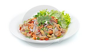 Dried Shrimps Spicy Salad. Thai Food Spicy
