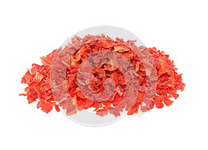 Dried sliced carrots