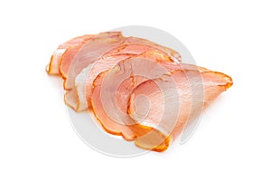 Dried spanish ham. Lomo embuchado