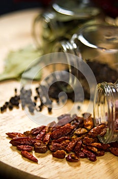 Dried spices still life