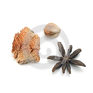 Dried Star anise, Dried Ginger ,Dried garlic (Herb)