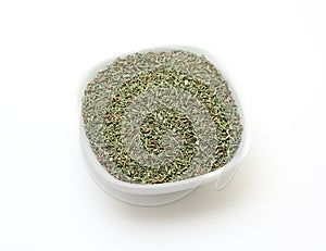 Dried thyme photo