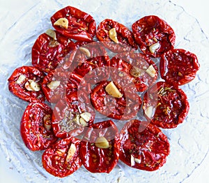 Dried tomatoes photo