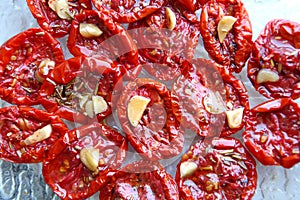 Dried tomatoes photo