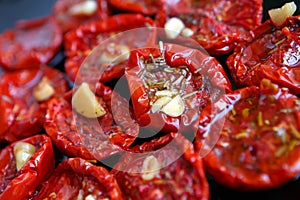 Dried tomatoes photo