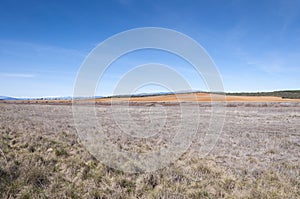 Dried-up lagoons in Puebla de Belena