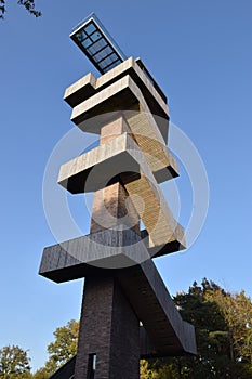 Panorama tower where 3 countries meet photo