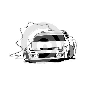 Drift Car Vector 1