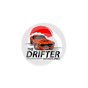 drifter car sport of illustration photo