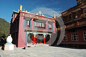 Drikung Kagyu Gompa in holy buddhist place Rewalsar,India