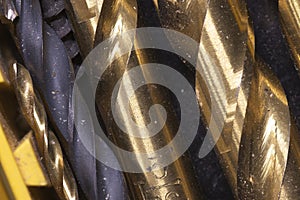 Drill bits in an assorted case