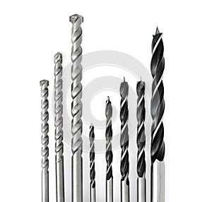 Drill bits for wood and concrete