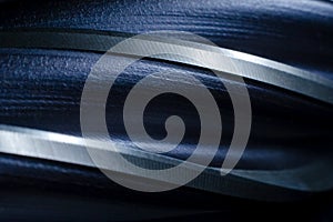 Drill blade abstract