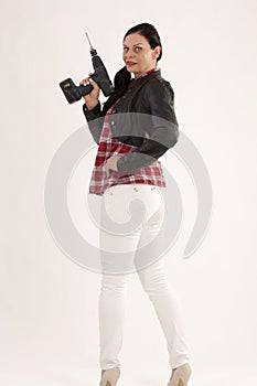 Drill, even the woman