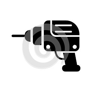 Drill  icon or logo isolated sign symbol vector illustration