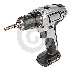 Drill isolated on white background