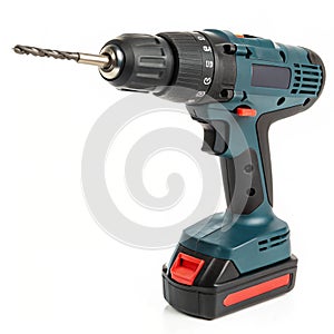 Drill isolated on white background