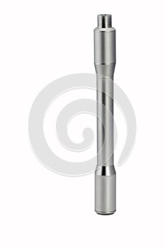 Drill pipe with white background