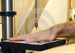 Drill Press Accident