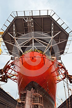 Drill Ship in Sembawang Shipyard