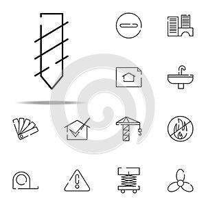 drill tip icon. construction icons universal set for web and mobile