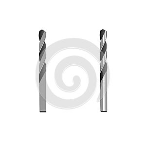 Drillbit. A cutter is a working tool. Vector illustration