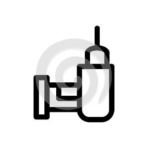 Driller icon or logo isolated sign symbol vector illustration