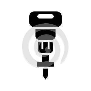 Driller Icon Vector Symbol Design Illustration