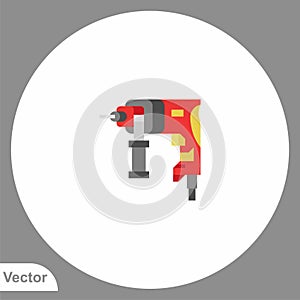 Driller vector icon sign symbol