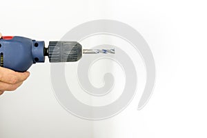 Drilling hole in the wall