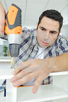 drilling holes in furniture