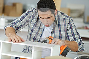 drilling holes in furniture