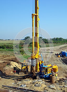 Drilling machinery working