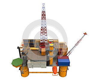 Drilling Offshore Platform Oil Rig