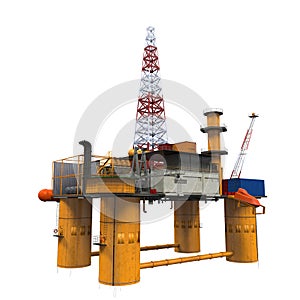 Drilling Offshore Platform Oil Rig photo