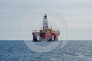 Drilling platfom , oil rig , offshore drill platform