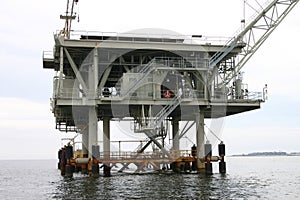 Drilling Platform in Gulf of Mexico